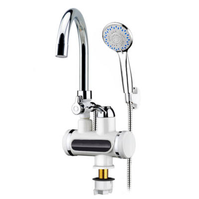 Fali csatlakozású csaptelep LED kijelzővel és tusrózsával - Image 3