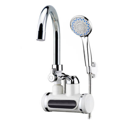 Fali csatlakozású csaptelep LED kijelzővel és tusrózsával - Image 5